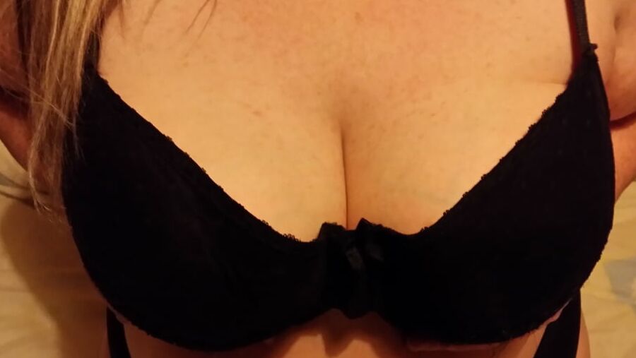 BBW In Black Fishnets.