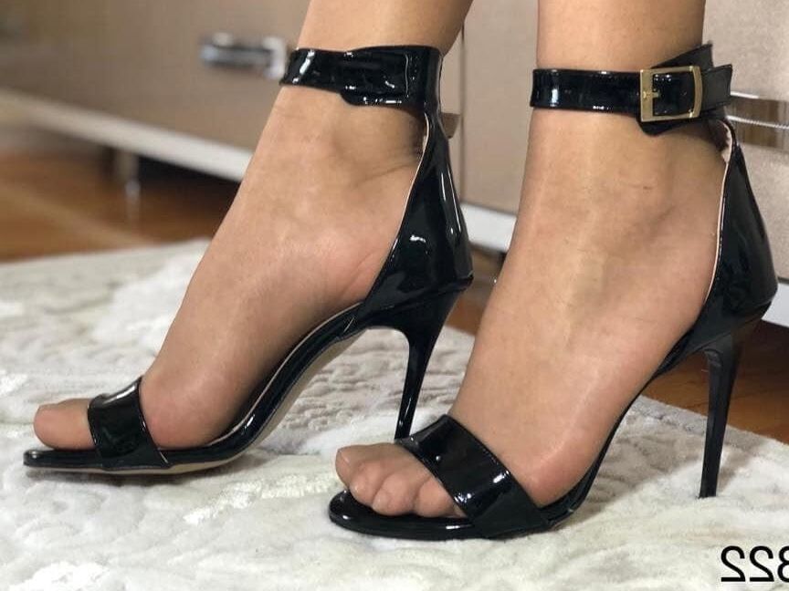 mature friend feet in nylon