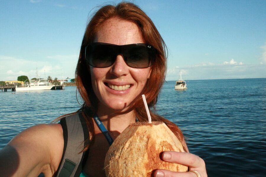 Redhead MILF on vacation