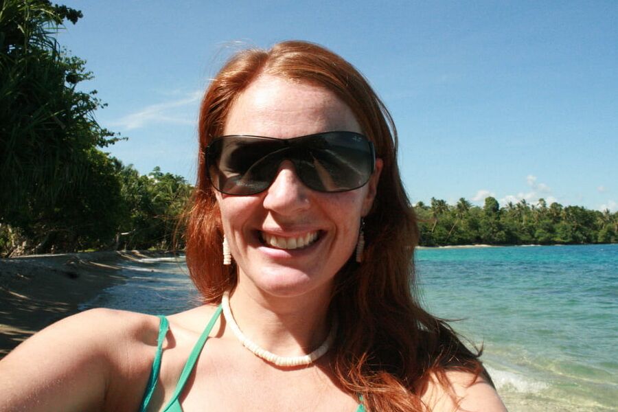 Redhead MILF on vacation