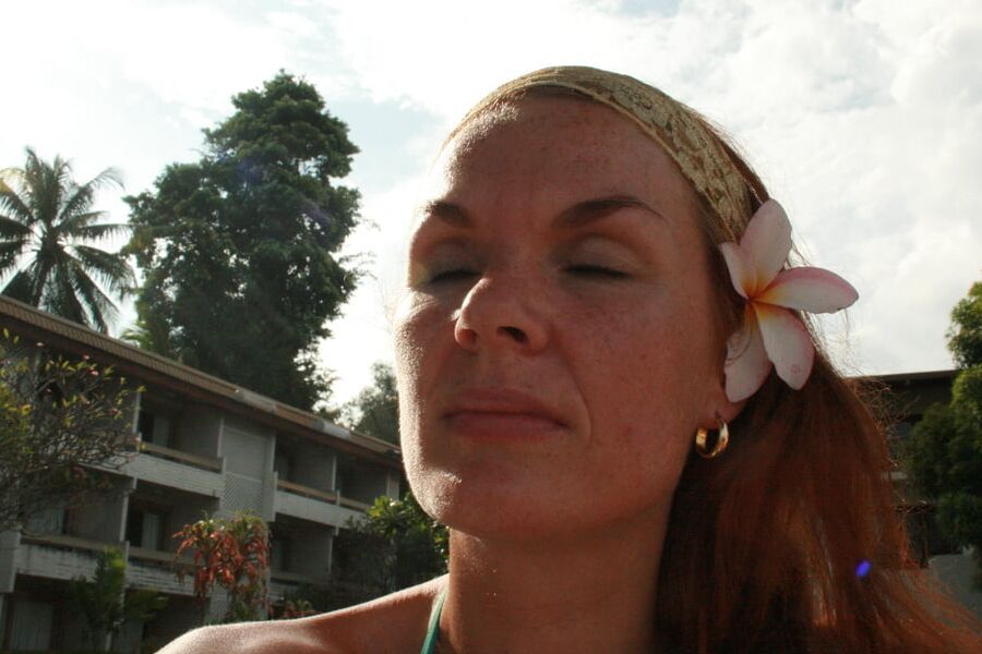 Redhead MILF on vacation