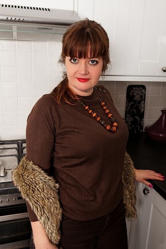 Suzzanne in the kitchen
