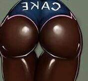 Sexy petite ebony babe with pants and no pants.