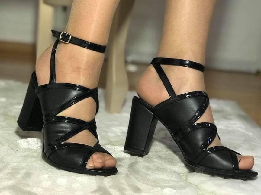 mature friend feet in nylon