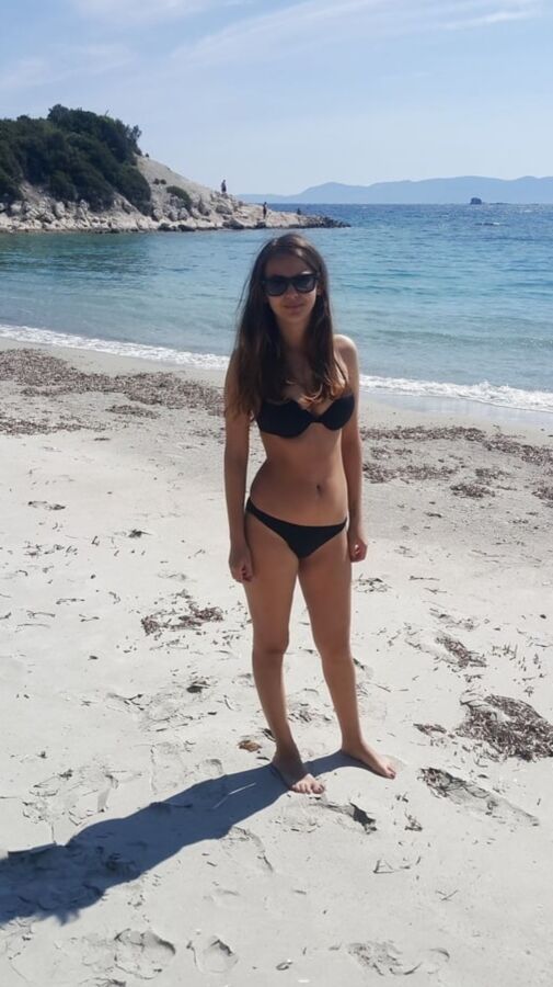 Petite slut posing