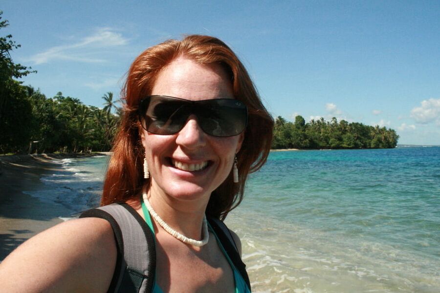 Redhead MILF on vacation