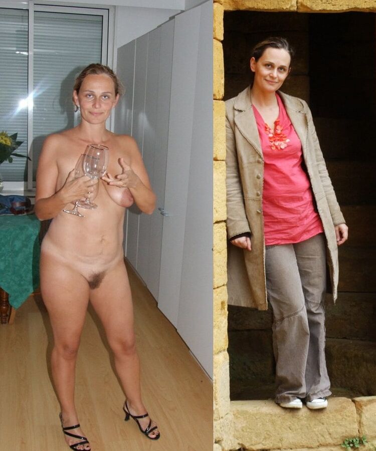 Webslut club dressed and undressed