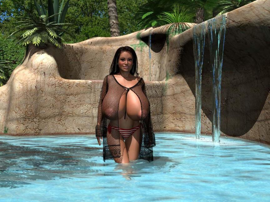 latino with giant breast