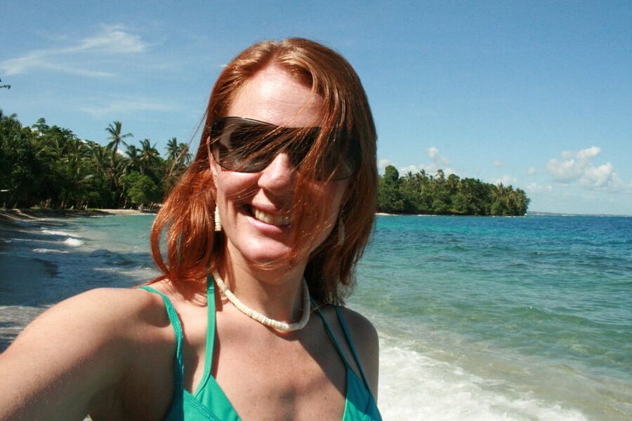 Redhead MILF on vacation