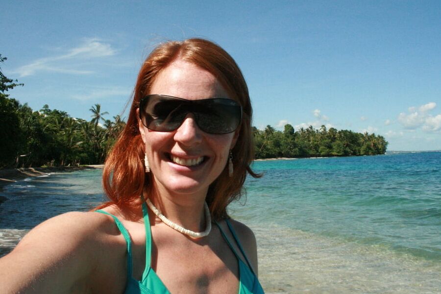 Redhead MILF on vacation