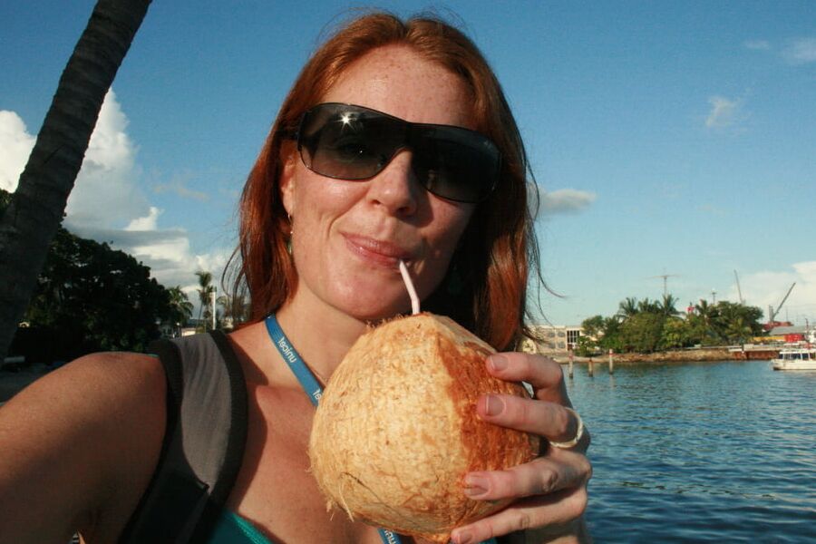 Redhead MILF on vacation