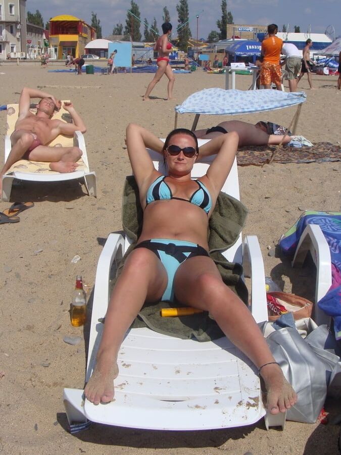 My Wife-Bitch On The Beach