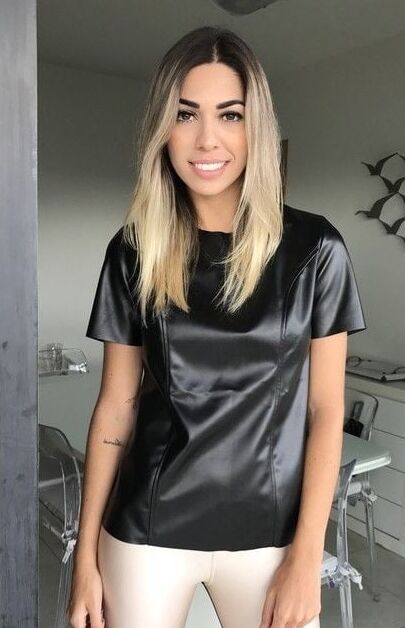 Black Leather Top - by Redbull