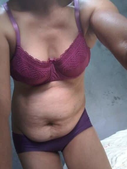 Elly A. Catalan Jacinto showing her underwear collections