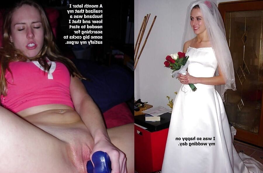 Cuckold hot BBC slutwife captions
