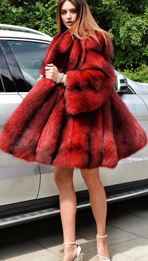 Sexy Woman In Fur
