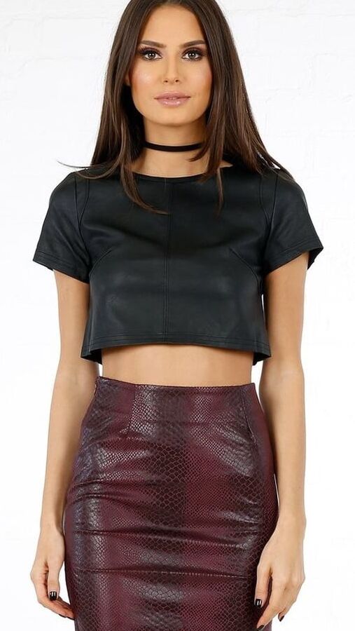 Black Leather Top - by Redbull