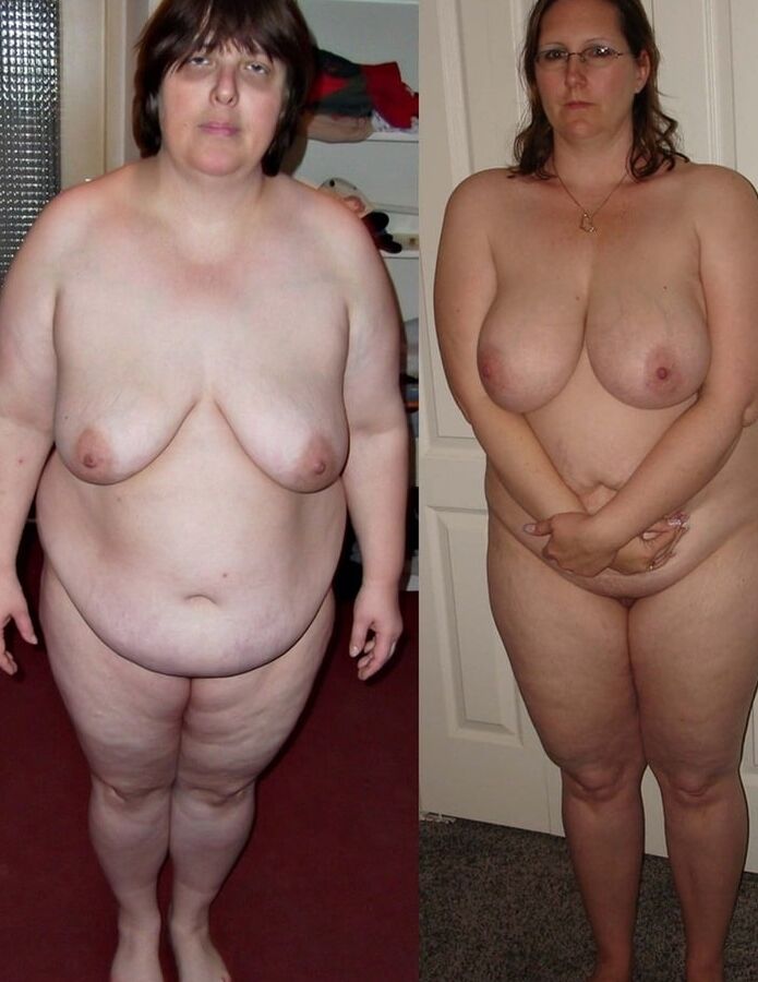 Expose horny fat Sluts Sabsi and Jackie