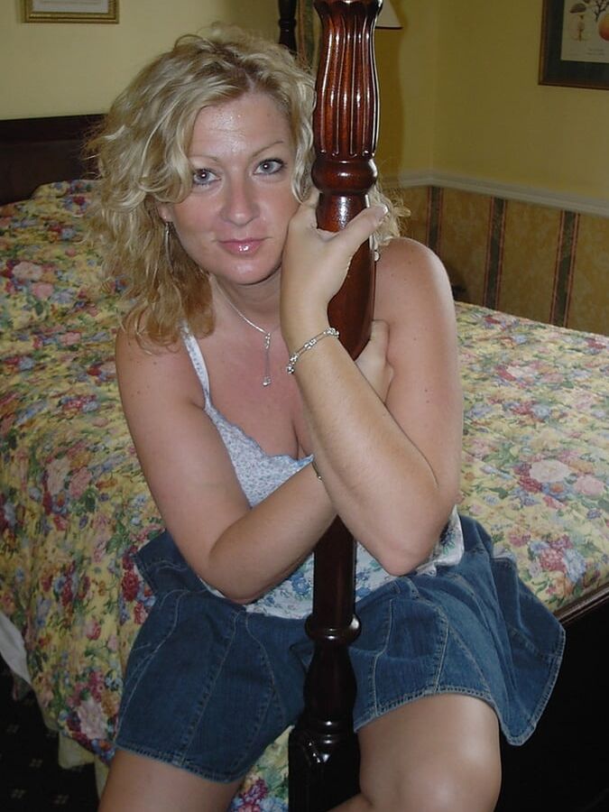 Curly blond