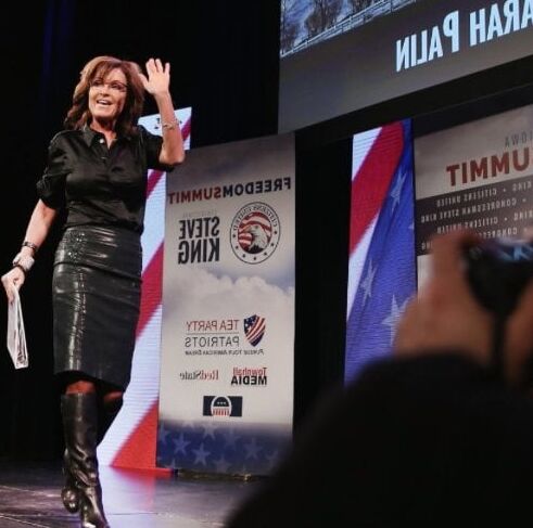 Female Celebrity Boots &amp; Leather - Sarah Palin
