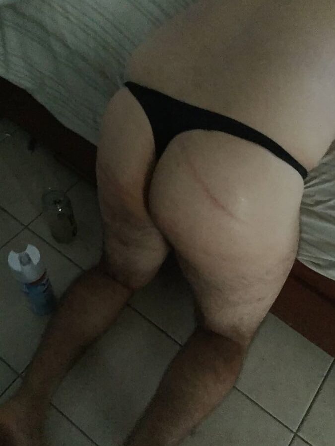 Spanked slave boi