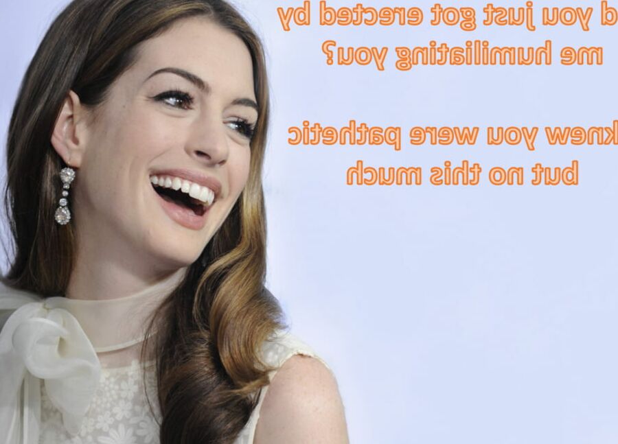 Celeb Femdom Captions sissy, CEI, CBT (taken from tumblr)
