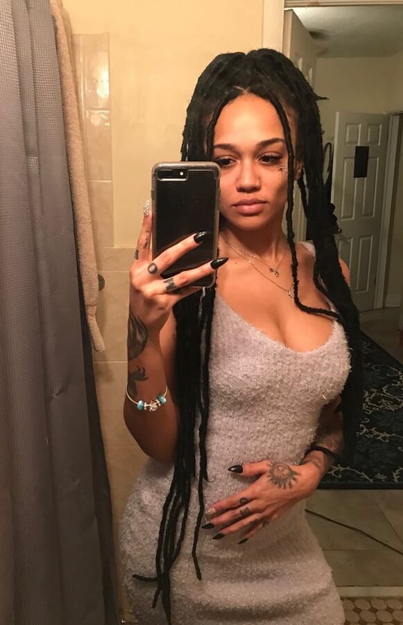 Dreaded hairy hot black Porn Star