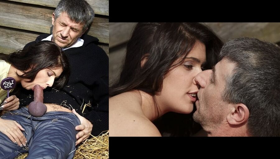 Before and after old and young