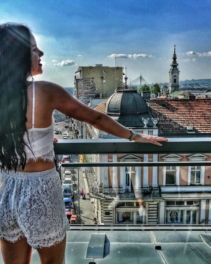 Serbian slut fitnes girl beautiful ass Aleksandra Bogdanovic