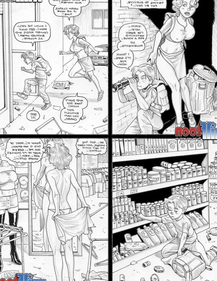 Contains Virus Zombies - Milftoon