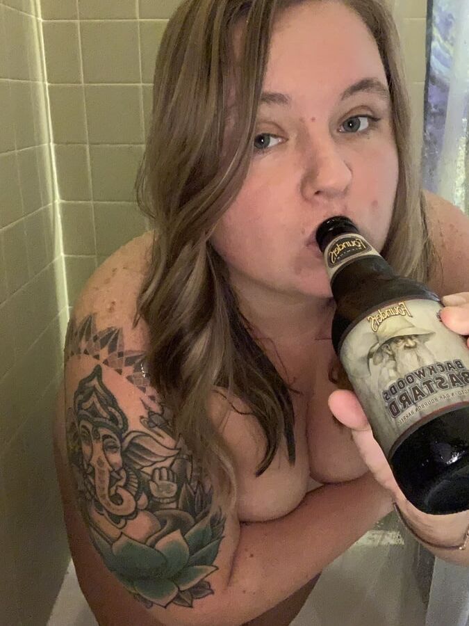 shower beer sluts
