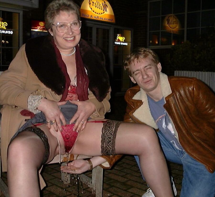 Pissing granny whores
