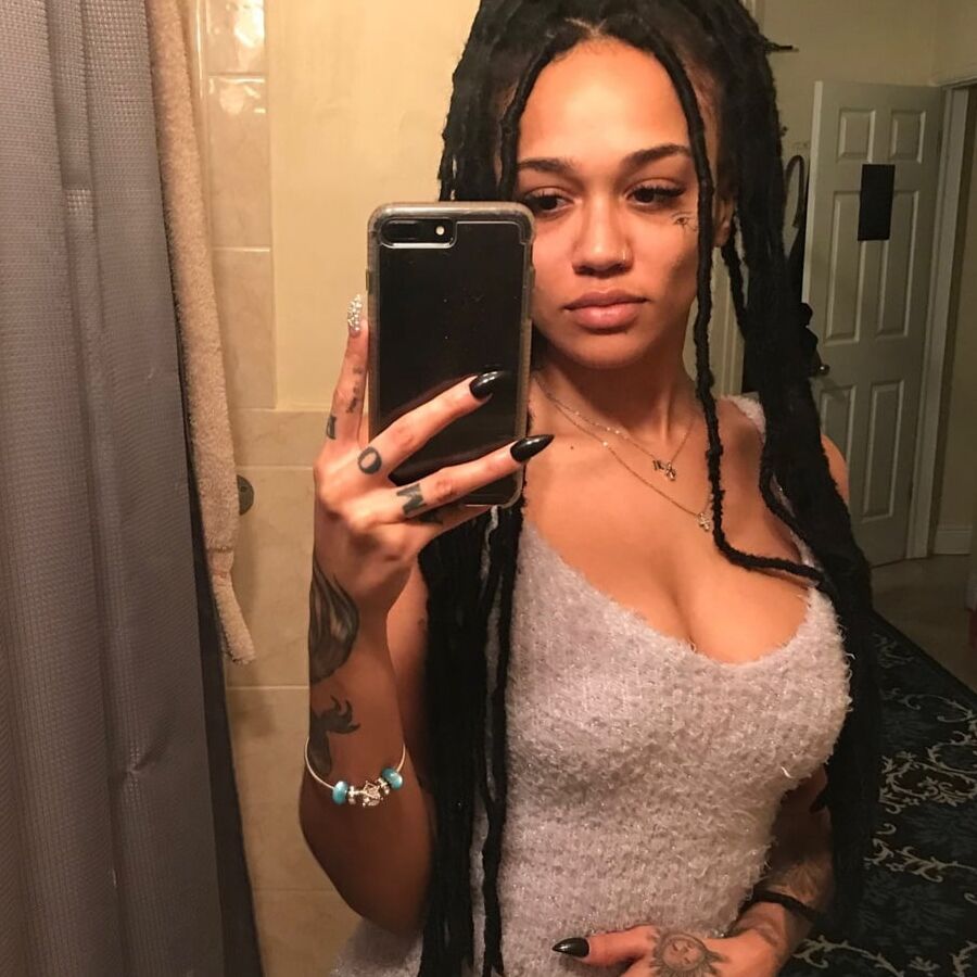 Dreaded hairy hot black Porn Star