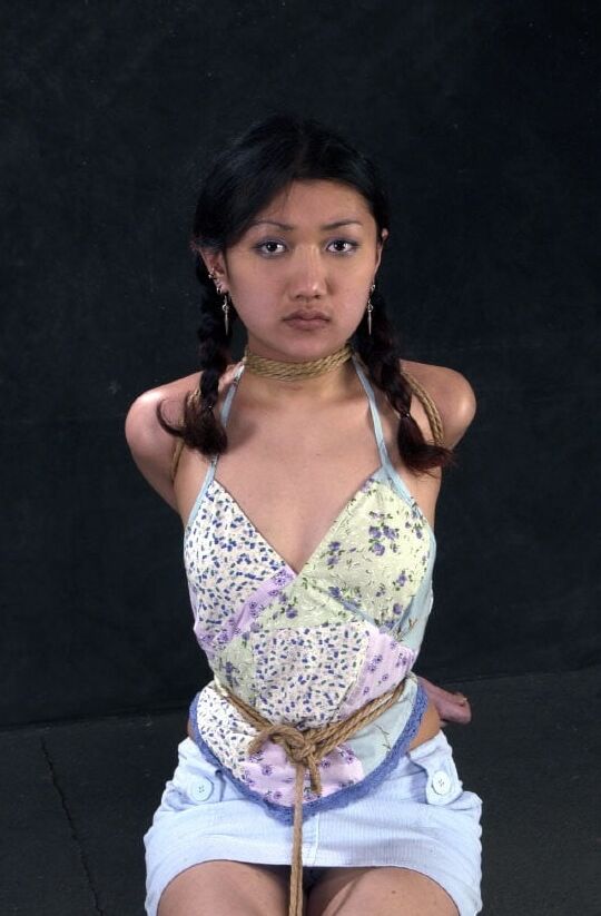 Dumb gook in bondage