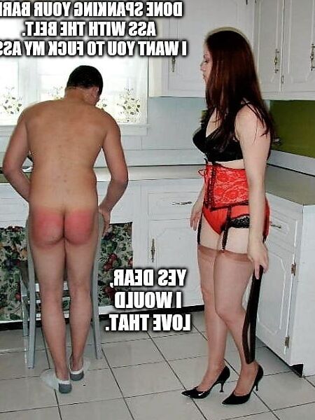 Female spanking Male