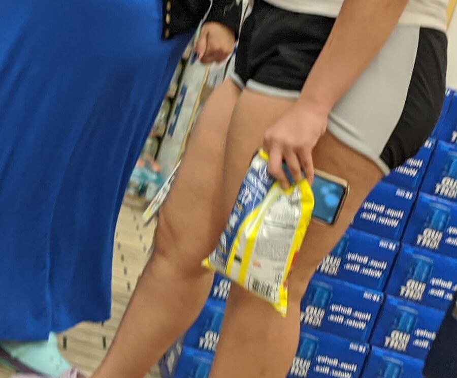 This old slut has big legs