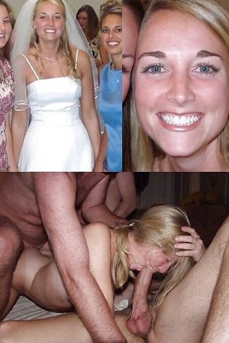 Brides dressed and undressed