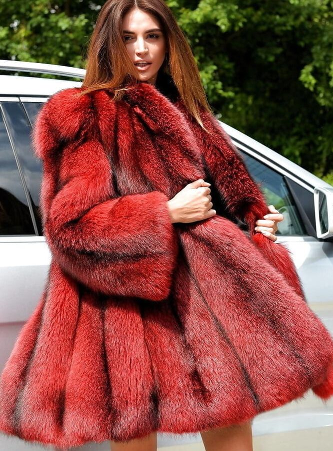 Sexy Woman In Fur