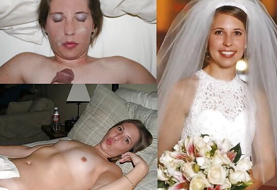 Brides dressed and undressed