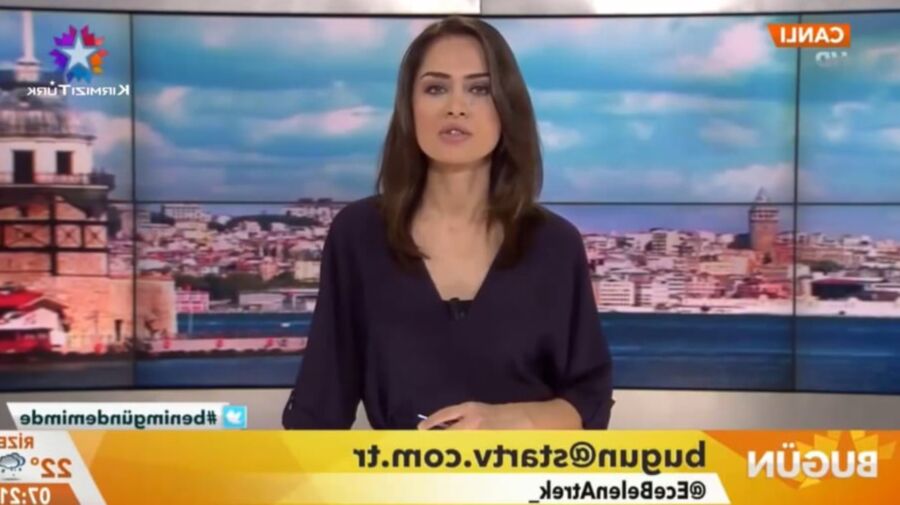 Turkish Anchorwoman Ece Belen