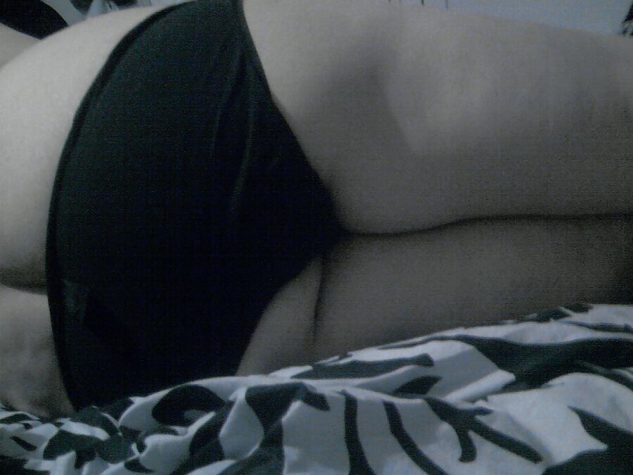 My wife on the bed