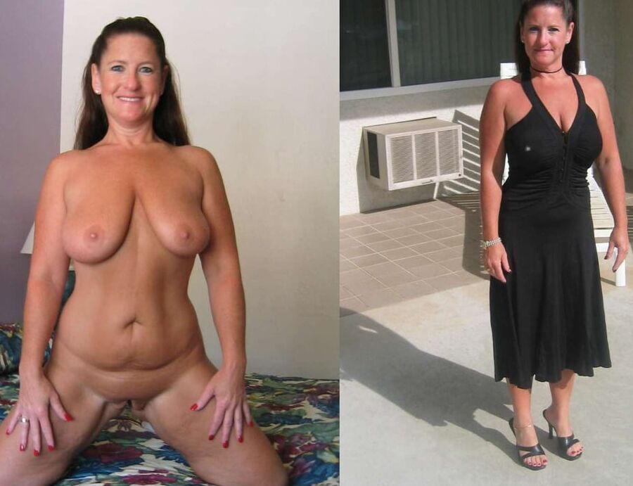 Mature ladies dressed-undressed