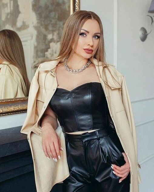 Black Leather Top - by Redbull