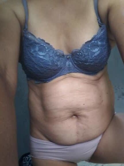 Elly A. Catalan Jacinto showing her underwear collections