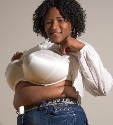 Big tits in bra