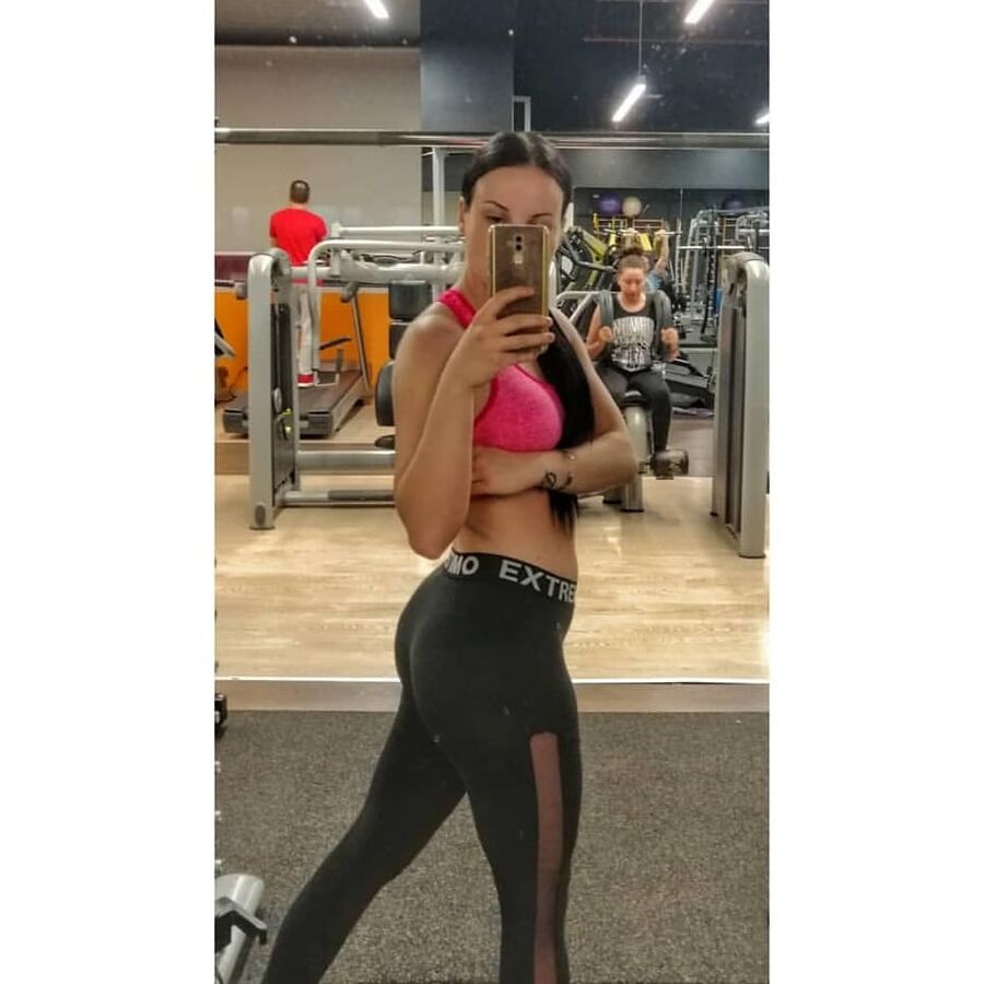 Serbian slut fitnes girl beautiful ass Aleksandra Bogdanovic