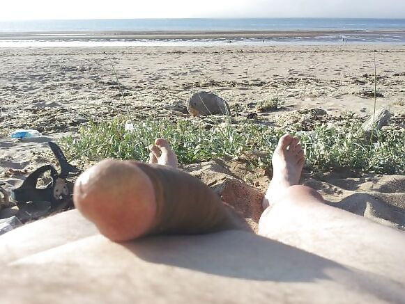 Naked on Beach