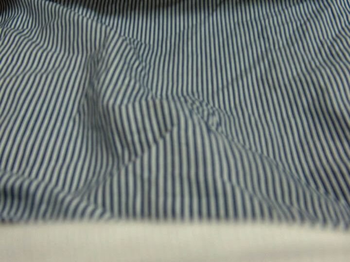 blue striped blouse pissed