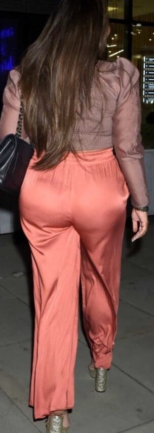 Asses in see through and chaps