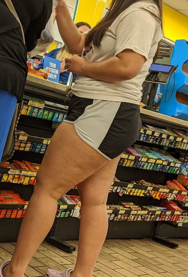 This old slut has big legs